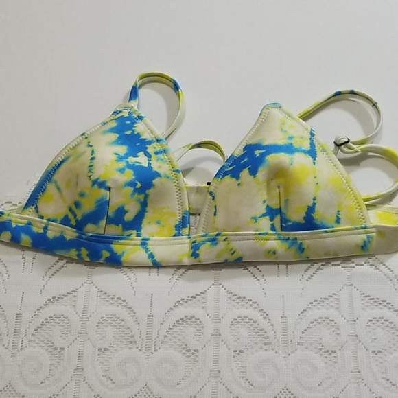 triangl swimwear Other - 49T Triangl tye dye bikini top, yellow/blue